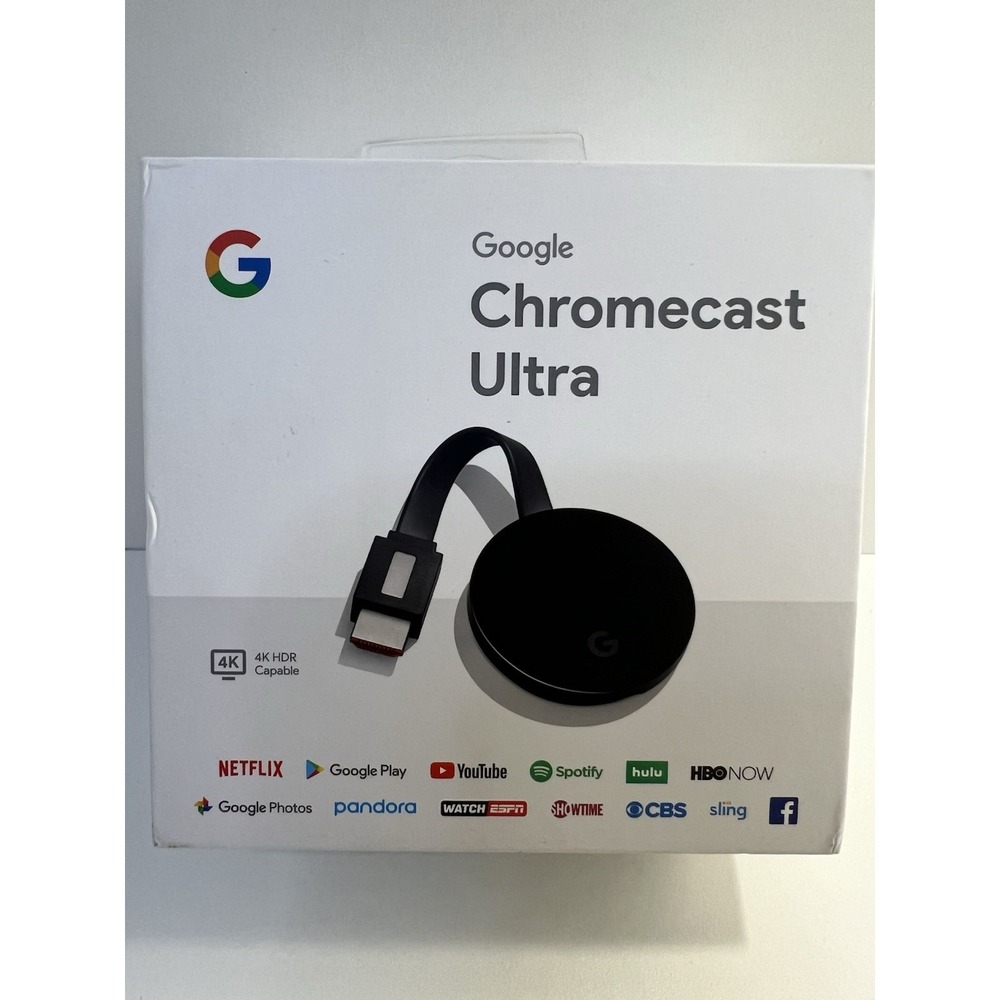 Google Chromecast Ultra 4K HDR Wi-Fi HDMI GA3A00403A14